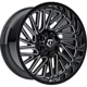 Purchase Top-Quality 553 Gloss Black - Milled Edge Wheel by TIS WHEELS (20x10 -12mm) pa31