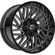 Purchase Top-Quality 553 Gloss Black - Milled Edge Wheel by TIS WHEELS (20x10 -12mm) pa31