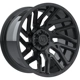 Purchase Top-Quality 554 Gloss Black Wheel by TIS WHEELS (20x10 -19mm) pa31
