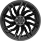 Purchase Top-Quality 554 Gloss Black Wheel by TIS WHEELS (20x10 -19mm) pa33