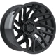 Purchase Top-Quality 554 Gloss Black Wheel by TIS WHEELS (20x10 -19mm) pa31