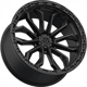 Purchase Top-Quality 556 Satin Black Wheel by TIS WHEELS (20x9 18mm) pa2