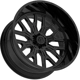 Purchase Top-Quality 560 Gloss Black Wheel by TIS WHEELS (20x12 -44mm) pa33