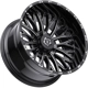 Purchase Top-Quality 565 Gloss Black - Milled Edge Wheel by TIS WHEELS (20x9 18mm) pa2