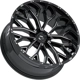 Purchase Top-Quality 565 Gloss Black - Milled Edge Wheel by TIS WHEELS (20x9 18mm) pa4
