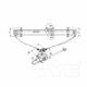 Purchase Top-Quality TYC - 660501 - Rear Passenger Side Power Window Regulator and Motor Assembly pa5