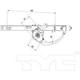 Purchase Top-Quality Window Reg With Motor by TYC - 660546 pa7