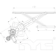 Purchase Top-Quality Regulateur de vitre avec moteur de TYC - 660574 pa2