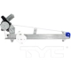 Purchase Top-Quality TYC - 660743 - Front Driver Side Power Window Regulator and Motor Assembly pa2