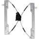 Purchase Top-Quality ACI/MAXAIR - 384458 - Front Driver Side Manual Window Regulator pa2
