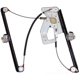Purchase Top-Quality ACI/MAXAIR - 81520 - Front Driver Side Power Window Regulator without Motor pa1