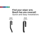 Purchase Top-Quality BOSCH - 4843 - Wiper Blade pa9