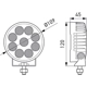 Purchase Top-Quality HELLA - 357113002 - Work Light pa3