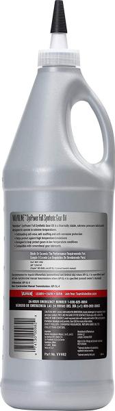 Differential Lube Gear Oil by VALVOLINE - VV982 pa3