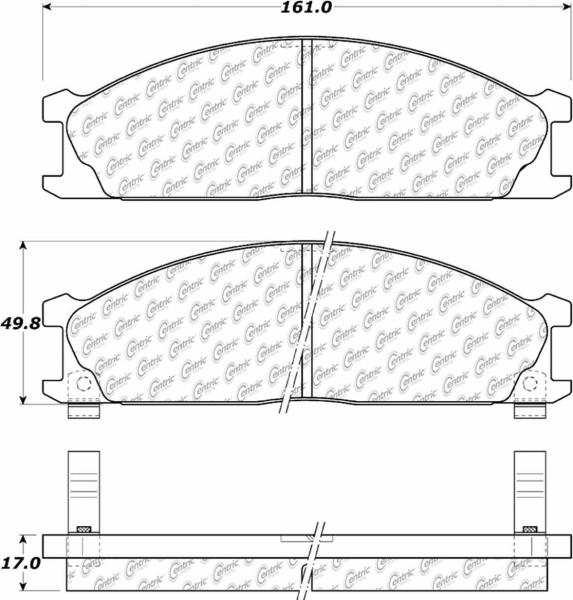 Front Premium Ceramic Pads