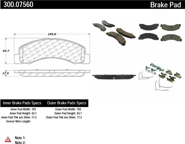 Front Premium Semi Metallic Pads