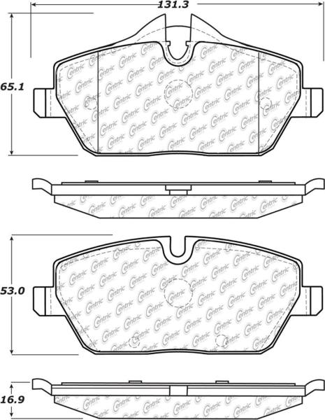 Front Premium Semi Metallic Pads