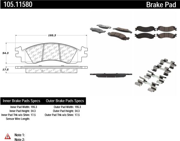 Front Super Premium Ceramic Pads