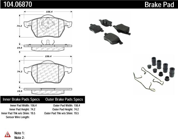Front Super Premium Semi Metallic Pads