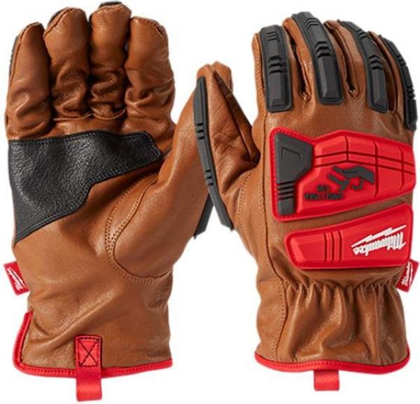 Large Performance Red/Black/Gray General Purpose Gloves by MILWAUKEE - 48-22-8722 pa4