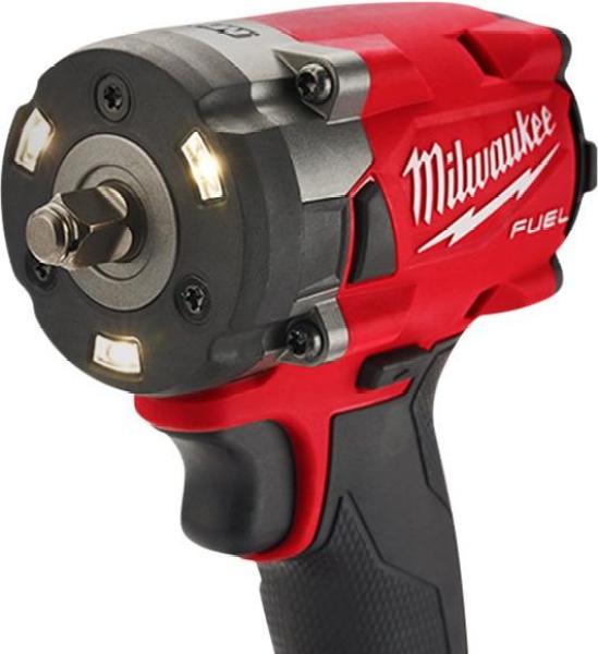 M18 Fuel™ 3/8" Drive Hog Ring Anvil 18 V Cordless 5.0 Ah Li-ion Compact Impact Wrench Kit by MILWAUKEE - 2854-22 pa4