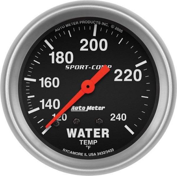 Mechanical Water Temperature Gauge by AUTO METER - 3432 pa2