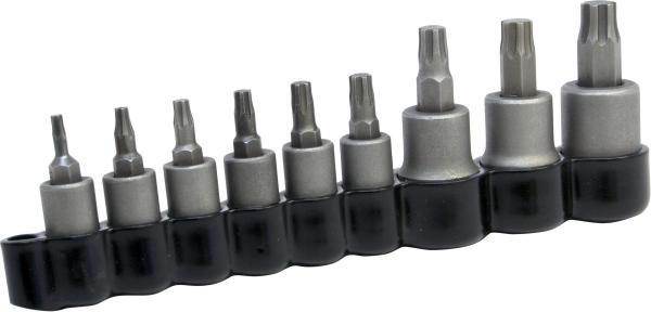 Mixed Drive Size Torx Plus Bit Socket Set, 9 Pieces by LISLE - 81000 pa2