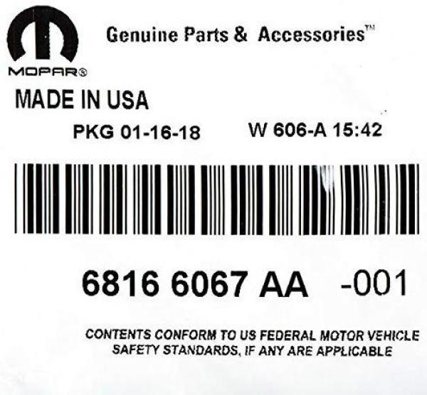 Oil Filter Adapter Gasket 68166067AA by MOPAR on PartsAvatar.ca