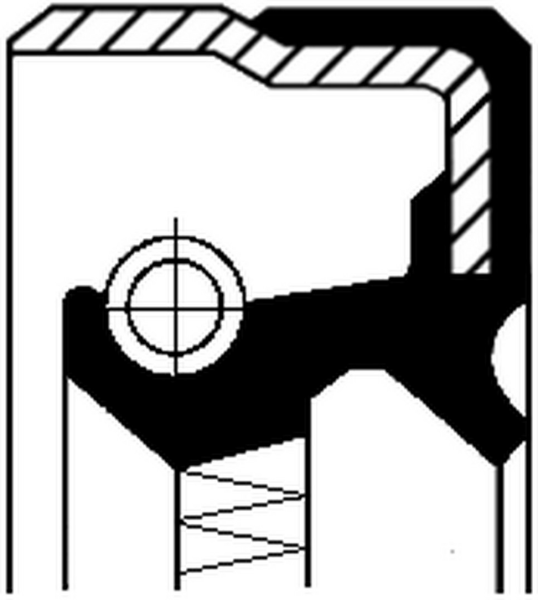 Rear Axle Seal 01029144B by CORTECO on PartsAvatar.ca