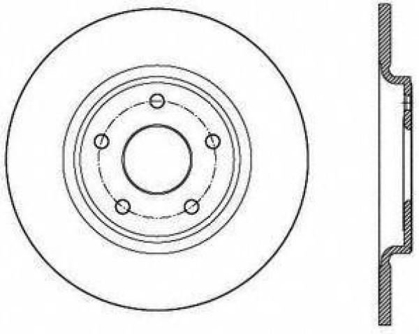 Rear Disc Brake Rotor