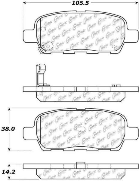 Rear Premium Ceramic Pads