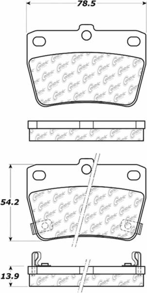 Rear Premium Ceramic Pads