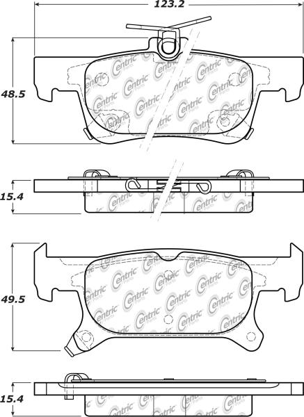 Rear Super Premium Ceramic Pads