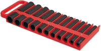 Purchase Top-Quality 1/2" Drive 22-Slot Red Magnetic Socket Holder by LISLE - 40900 pa2