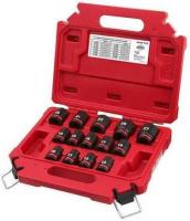 Purchase Top-Quality 1/2" Drive Metric 6-Point Standard Impact Socket Set (14 Pieces) by MILWAUKEE - 49-66-7013 pa5