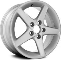16x6.5 5-Spoke Silver Alloy Factory Wheel