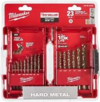 Purchase Top-Quality 23-Piece RED HELIX™ Cobalt Fractional Drill Bit Set by MILWAUKEE - 48-89-2338 pa2