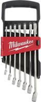Purchase Top-Quality 7-piece 8 to 17 mm 12-Point Straight Head Combination Wrench Set by MILWAUKEE - 48-22-9507 pa5