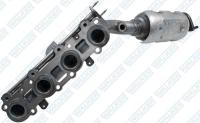 Exhaust Manifold And Converter Assembly 16519