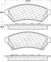 Front Ceramic Pads