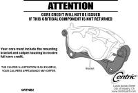 Front Right Rebuilt Caliper With Hardware