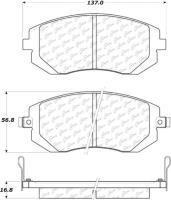 Front Semi Metallic Pads