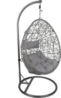 Hanging Egg Chair With Pale Grey Cushion