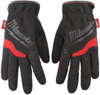 Large Free-Flex Black/Red Synthetic Leather Mechanics Gloves 48-22-8712