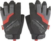 Purchase Top-Quality Large Performance Fingerless Red/Black/Gray General Purpose Gloves by MILWAUKEE - 48-22-8742 pa1