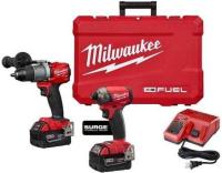 Purchase Top-Quality M12 Fuel™ 18 V Cordless 5.0 Ah Li-ion 2-Tool Combo Kit (Hammer Drill, Hex Impact Driver) by MILWAUKEE - 2999-22 pa8