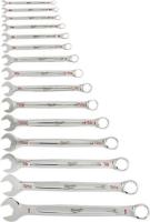 Purchase Top-Quality MAXBITE™ 15-piece 1/4" to 1" 12-Point Angled Head Combination Wrench Set by MILWAUKEE - 48-22-9415 pa2