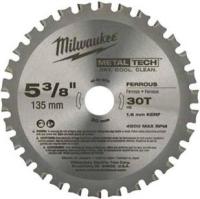 Purchase Top-Quality Metal Tech™ Endurance™ 5-3/8" 30T ATB Circular Saw Blade (1 Piece) by MILWAUKEE - 48-40-4070 pa2