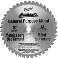 Purchase Top-Quality Metal Tech™ Endurance™ 8" 42T ATB Circular Saw Blade (1 Piece) by MILWAUKEE - 48-40-4515 pa2