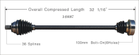 New CV Shaft